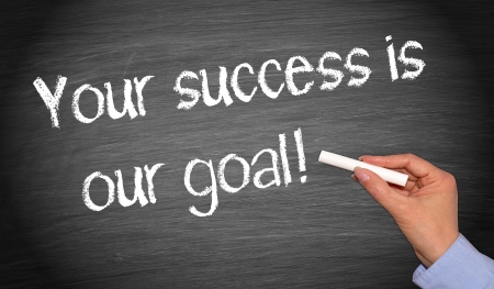 Your success is our goalの写真素材