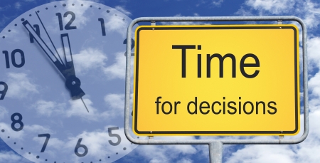 Time for decisionsの写真素材