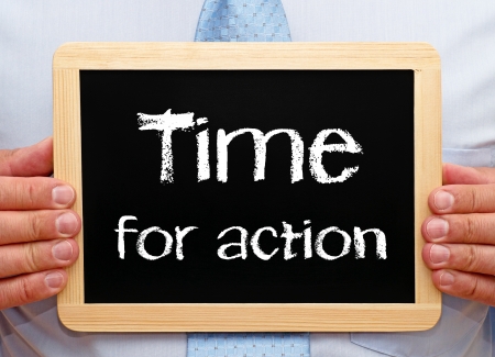 Time for actionの写真素材