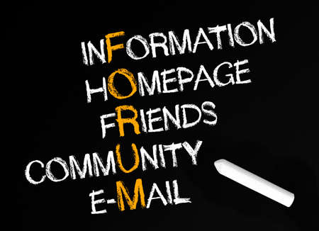 FORUM - Social Media Conceptの写真素材