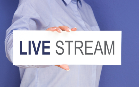 Live Streamの写真素材