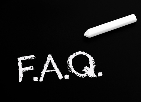 FAQ - Frequently Asked Questionsの写真素材