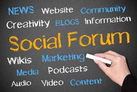 Social Forumの写真素材