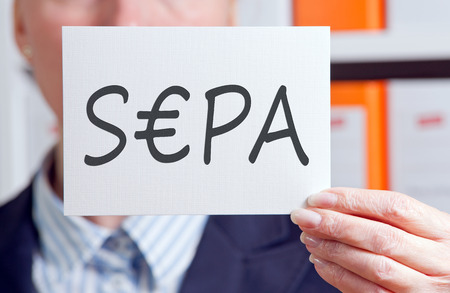 SEPA - Single Euro Payments Areaの写真素材