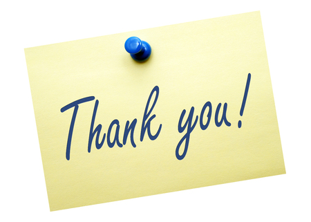 Thank youの写真素材
