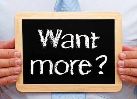 Want moreの写真素材