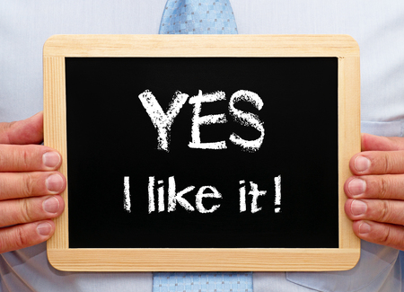 YES - I Like itの写真素材