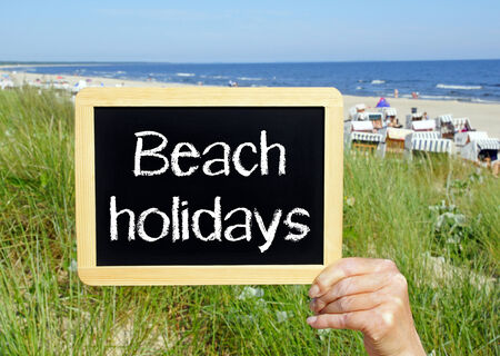 Beach holidaysの写真素材