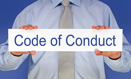 Code of Conductの写真素材