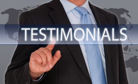 Testimonialsの写真素材