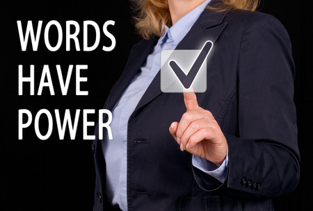 Words have Powerの写真素材