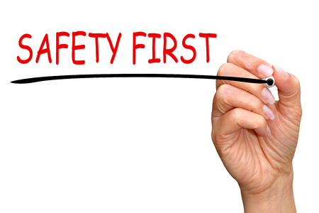 Safety Firstの写真素材