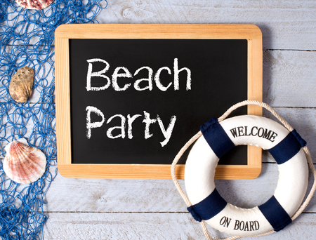 Beach Party - Welcome on Boardの写真素材