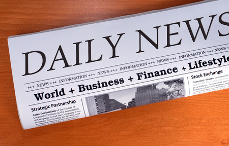 Daily News Newspaperの写真素材