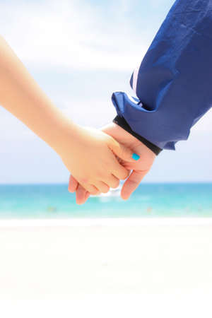 Hold my hand and go togetherの写真素材