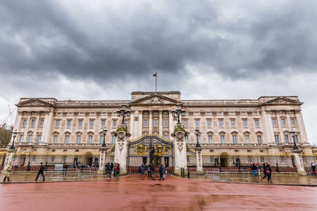 Buckingham Palace in London,UKのeditorial素材