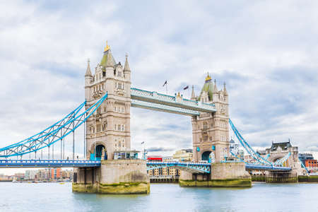 Tower Bridge in London, UKの写真素材
