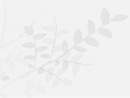 Autumnal branch, vectorのイラスト素材