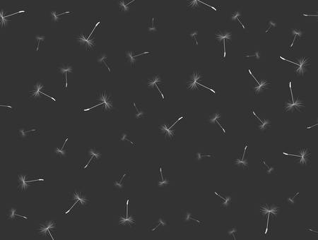 background dandelion fluffのイラスト素材