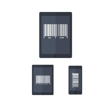 Isolated bar code vector 