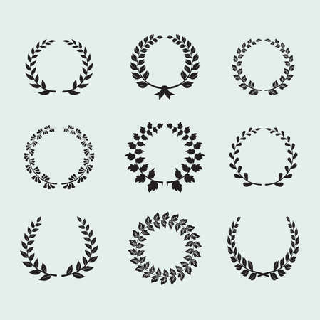 Heraldic ornament on backgroundのイラスト素材