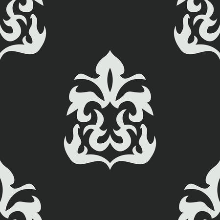 Vector seamless pattern in Victorian styleのイラスト素材
