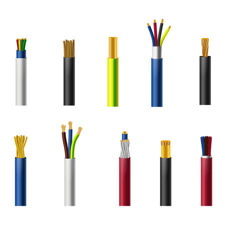 Cable wires and cords in cut, structure design