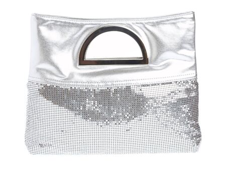 Ladies' handbag on a white background...の写真素材