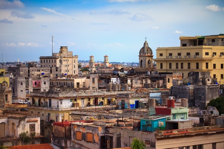 shot of old Havana city, Cubaの写真素材