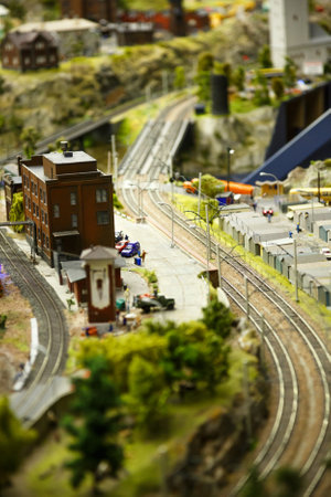 Saint Petersburg, RUSSIA - August 25: Fragment Big Grand Maket Russia, St. Petersburg 25, 2013 in Russia. Grand Maket Russia the world's largest model of Russia from Kaliningrad to the Far East.のeditorial素材