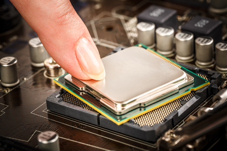 Modern processor and motherboard for a home computer