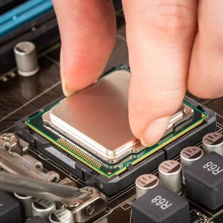 Modern processor and motherboard for a home computer