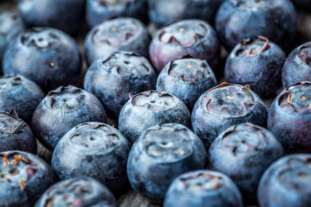 Fresh Berries - Blueberries background closeup
