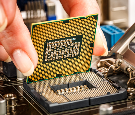Modern processor and motherboard for a home computer