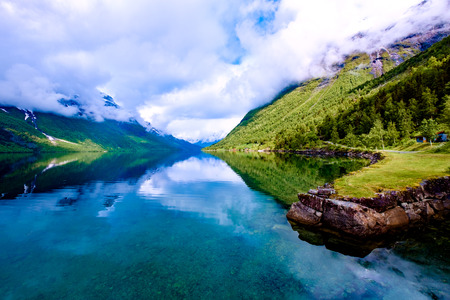Beautiful Nature Norway natural landscape.