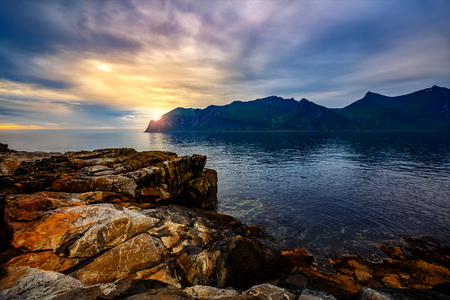 Beautiful Nature Norway natural landscape.の写真素材