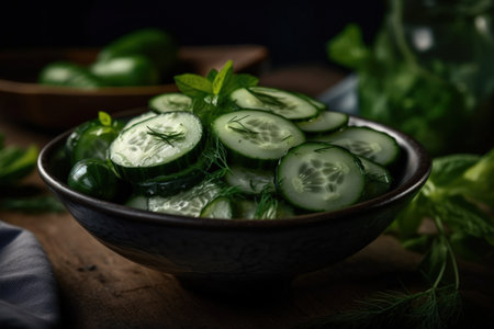 Cucumber saladの素材