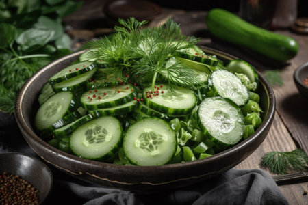 Cucumber saladの素材