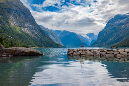 Beautiful Nature Norway natural landscape.