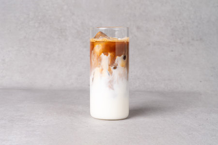 Korean style food drink Helsinki Latte coffeeの写真素材