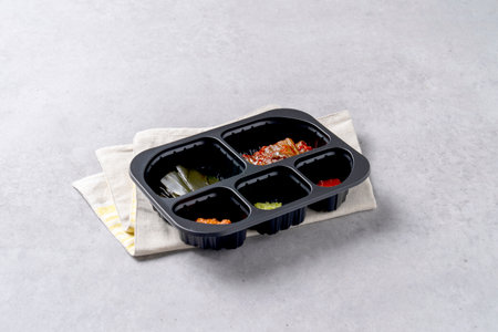 Pork Belly Rice Bowl korean foodの写真素材