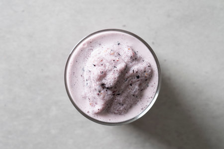 Blueberry, smoothie, americano, ice, coffee, cafe latte, latte, hot Korean food dishの写真素材