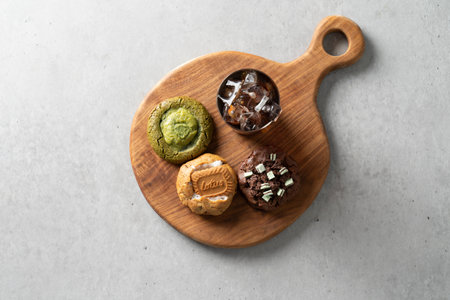 sweets cookie bakery Korean food dishの写真素材