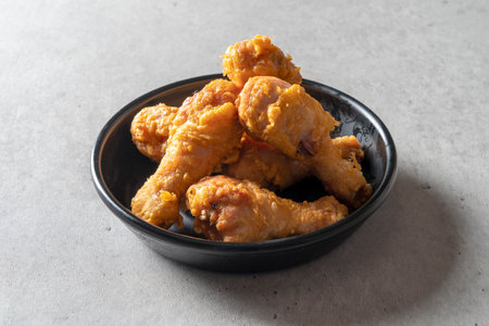 Chicken fried chicken chicken chicken. Chicken sand house. Ddongjip Korean food dishの写真素材