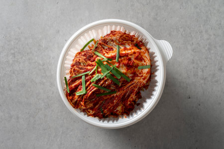 Korean food dish Kimchi, vegetables, vegetables, Korean food, K-foodの写真素材