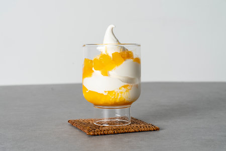 Blueberry yogurt, smoothie, strawberry, mango, milkshake, mango ice cream, strawberry ice creamの写真素材