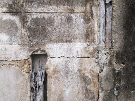 Grunge wall of the old house. Textured backgroundの写真素材