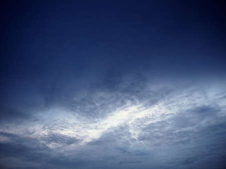 Blurry Cloudy Sky With Vignette For Backgrounds