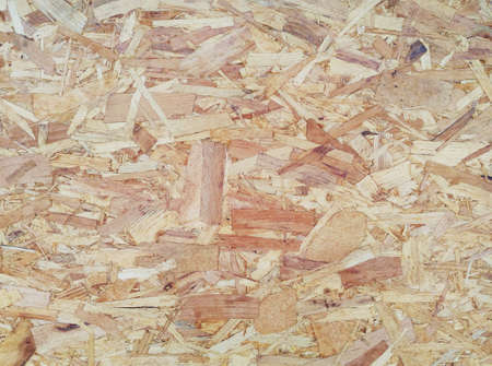 Oriented strand board OSB Plywood rough texture board wood backgroundの写真素材