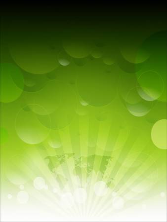 Green sunset wallsのイラスト素材